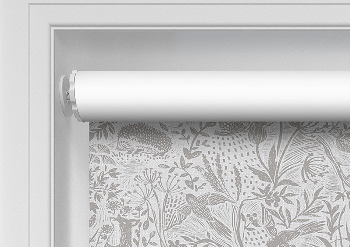 Folk Meadows, Clay Grey - Twist&Fit Roller Blind - Image 10